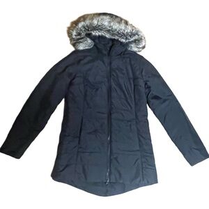 Women's North Face Black Hooded Jacket